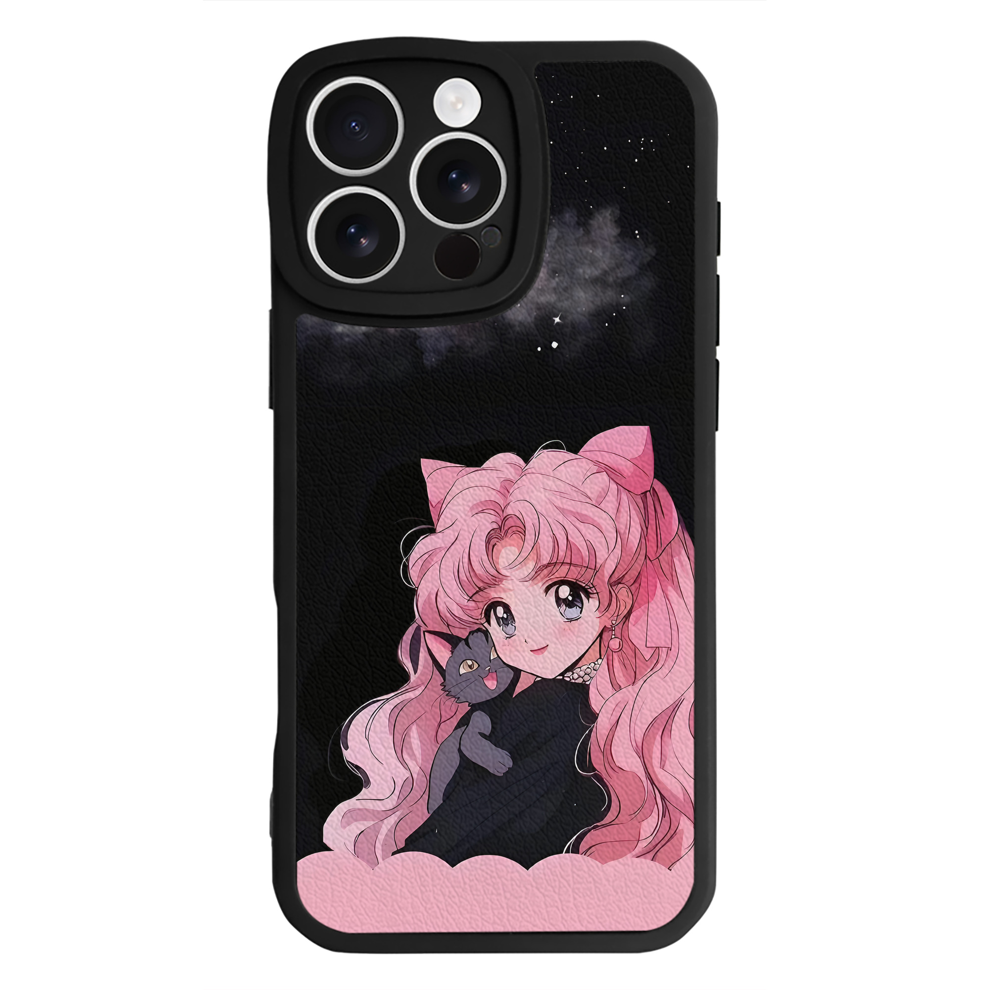 （画像用） 美少女戦士セーラームーン Sailor Moon 【iPhone 16シリーズ対応】シリコンスマホケース（レザー調） 材質：シリコン